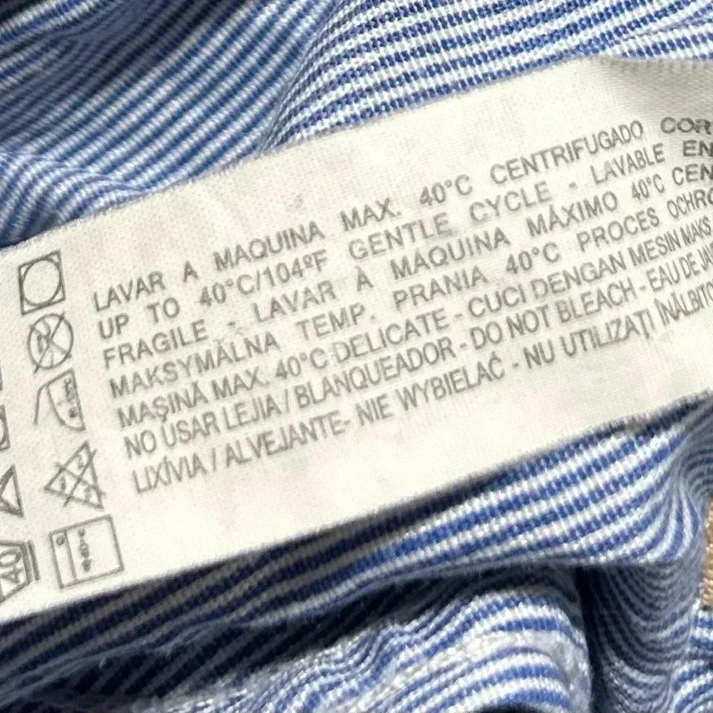 Zara Trafaluc Distressed Blue Denim Jeans‎ Size 4 - Picture 9 of 9